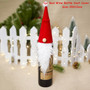 New Year 2021 Santa Claus Snowman Wine Bottle Cover Noel Christmas Decoration for Home Dinner Decor Christmas Gift Tree Ornament