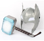 Child Cosplay Thor LED light luminous sounding Helmet Weapon hammer quake model toy Costume party Christmas gift