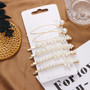 Women Girls Cute Pearls Hair Clip set