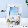 6 Inch 7 Inch Photo Frames Beach Natural Style Bedroom Sailboat Sea Shell Seabird Wood Picture Frames Display Life Gift Crafts