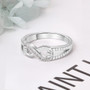 925 Sterling Silver Infinity Rings for Women