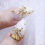 10pcs/Set 3D Gold Bee Nail Art Decorations Rhinestones