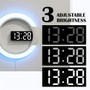 3 in 1 LED Digital Clock Alarm Night Lamp