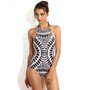 High Neck Halter Swimsuit