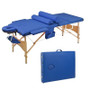 3 Sections Folding Beauty Bed Portable Beauty Massage Table Set 70CM Wide Salon Furniture Professional Spa Massage Tables