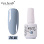 Clou Beaute Base And Top Coat Gel Nail Polish UV 15ml Transparent Soak Off Primer Gel Polish Long Lasting Gel Lacquer Nail Art