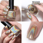 BORN PRETTY Holographics Lasering Nail Polish Colorful Series 6ml Varnish Shining Glittering Nails 3-in-1 Water Based Top Coat