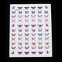 Holographic Butterfly Designs Sticker Nail Decal  DIY Slider for Manicure Nail Art Watermark Manicure Decor