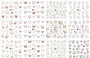 12 sheets water decal nail art decorations nail sticker tattoo full Cover beauty cartoon mouse Decals manicure supplies 2020 new