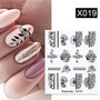 1PC Harunouta Water Nail Sticker Spot Womman Face Nair Art Transfer Stickers Slider Decals Tip Manicuring Art Decoration