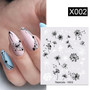 1PC Harunouta Water Nail Sticker Spot Womman Face Nair Art Transfer Stickers Slider Decals Tip Manicuring Art Decoration