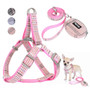 Dog Pink Harness/Leash Set