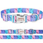 Personalized Floral Dog Collar