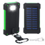 30000mAh Water Resistant Solar Power Bank with LED Light & Compass
