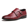 Handmade Monk Strap Leather Shoes For Men