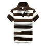 Cotton Short Sleeve Jerseys Turn Down Collar Polo Tee Shirt