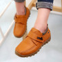 2019 Spring Kids Genuine Leather Shoes For Boys Black School Leather Classic Casual Shoes Children Oxford Soft Bottom Moccasins