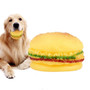 Pets Hamburger Shaped Squeaky Chew Toys