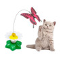 Electric Rotating Flower Cat Teaser Interactive Toy