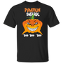 Pumpkin Shark Boo Boo Boo T-Shirt Funny Halloween Shirt