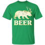 Vintage Bear Deer Beer T-shirt