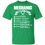 Mechanic Hourly Rate T shirt
