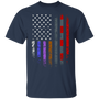 Brazilian Jiu-Jitsu Belts American Flag Shirt