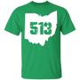 Cincinnati Ohio 513 Area Code T-Shirt