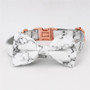 MARBLE | DOG COLLAR & BOW TIE