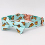 PIZZA | DOG COLLAR & BOW TIE