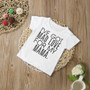 Girls Short Sleeve Cotton Letter Printed T-Shirt