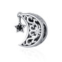 Openwork Moon and Star Goodnight Charm Beads