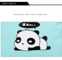Cute Panda Canvas Backpack 4pcs/Set