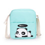 Cute Panda Canvas Backpack 4pcs/Set