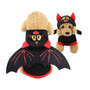 Dog clothes Halloween uniforms funny clothes Pet cat clothes autumn and winter clothes turned into two feet pants warm sweater