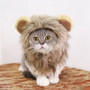 Halloween Funny  Pet Costume Cosplay Lion Mane Wig Cap Hat for Cat Xmas Clothes Fancy Dress with Ears Pet Dog Cats Product