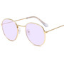 LeonLion 2019 Classic Small Frame Round Sunglasses Women/Men Brand Designer Alloy Mirror Sun Glasses Vintage Modis Oculos