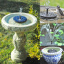 Solar-Powered Easy Bird Fountain Kit - Great Addition to Your Garden!
