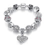 Luxury 925 Sterling Silver Charm Bracelet