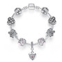 Luxury 925 Sterling Silver Charm Bracelet