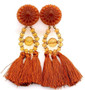 Boho Drop Dangle Fringe Earrings