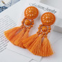 Boho Drop Dangle Fringe Earrings