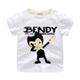 Kids Cartoon Dab Bendy Print T-shirts Clothes Boys Tees Tops Costume Girls T Shirt