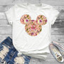 T-Shirt Leopard Printed Minnie Graphic T-shirt