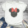 T-Shirt Leopard Printed Minnie Graphic T-shirt