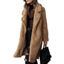 2020 Autumn Winter Faux Fur Coat Women Warm Teddy Bear Coat Ladies Fur Jacket Female Teddy Outwear Plush Overcoat Long Coat