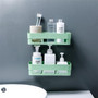 Punching Wall Hanging Bathroom Accessories Storage Shelf & Rack