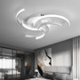 Modern LED Spiral Ceiling Chandelier Lighting Fixtures