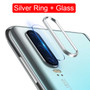 Camera Protector Glass For Huawei P20 Pro P30 Lite For Honor 20 20i Tempered Glass&Metal Rear Camera Lens Protective Ring Case
