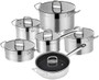 Velaze Cookware Set 12 Piece Stainless Steel Cookware